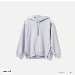 Grey hardly worn everlane hoodie